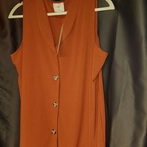Rust color blouse